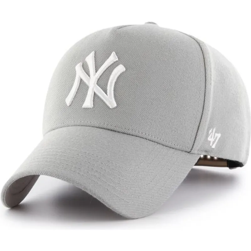 cap-zaoblena-gray-snapback-new-york-yankees-mlb-47-brand