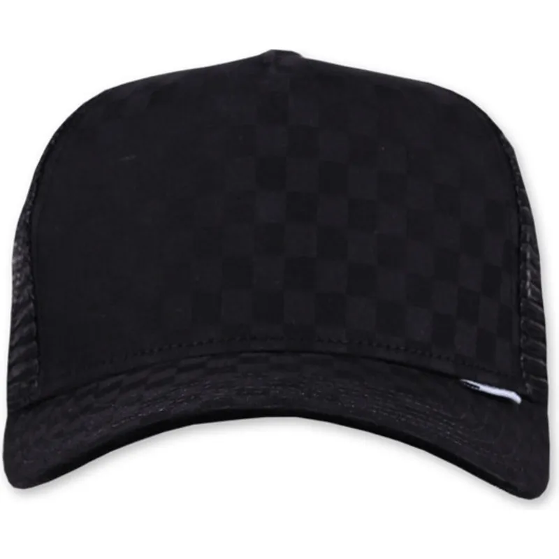 siltovka-zaoblena-cierna-snapback-a-cuadros-tie-check-djinns
