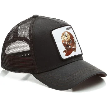 siltovky-zaoblena-kamionista-cierna-snapback-castor-waxed-the-farm-de-goorin-bros