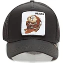 siltovky-zaoblena-kamionista-cierna-snapback-castor-waxed-the-farm-de-goorin-bros