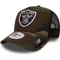 siltovky-zaoblena-kamionista-kamuflaz-snapback-team-a-frame-las-vegas-raiders-nfl-new-era