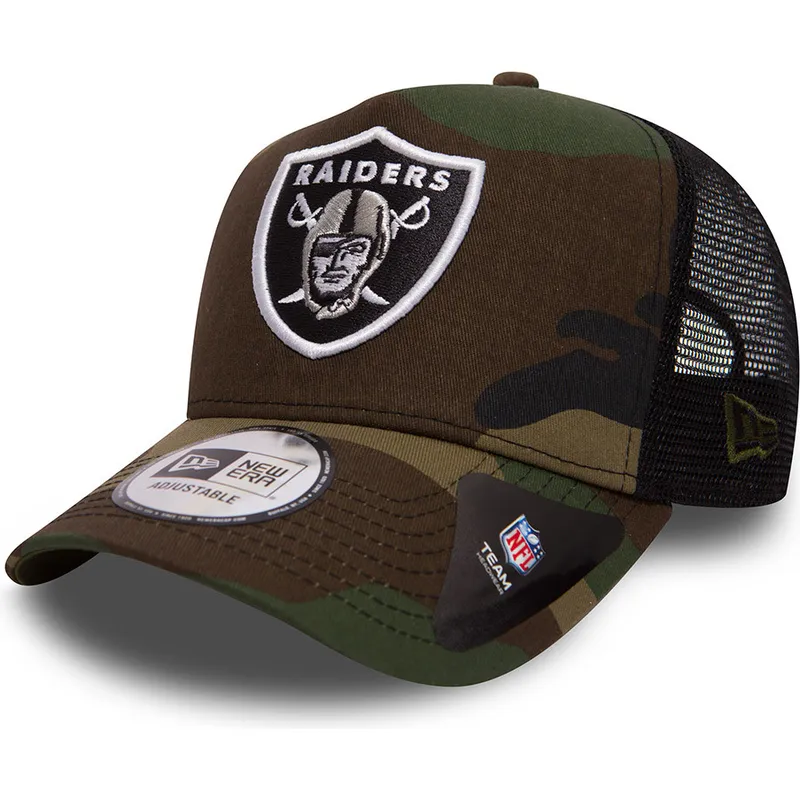siltovky-zaoblena-kamionista-kamuflaz-snapback-team-a-frame-las-vegas-raiders-nfl-new-era