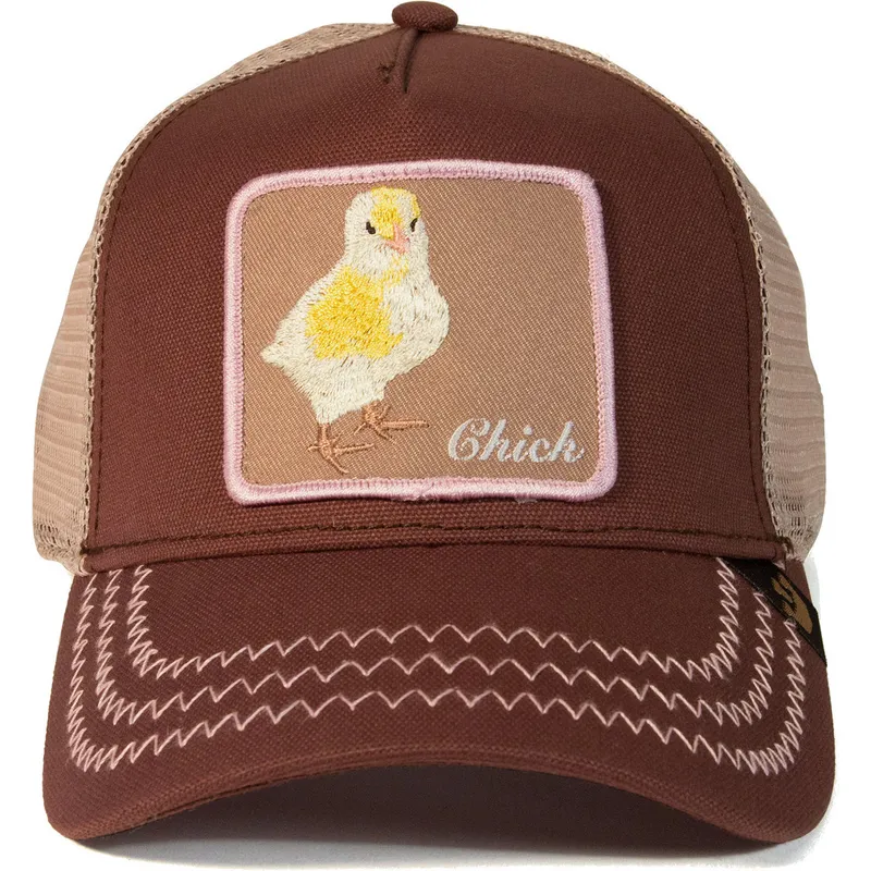 siltovka-zaoblena-hneda-snapback-chicky-boom-the-farm-goorin-bros siltovka-zaoblena-hneda-snapback-chicky-boom-the-farm-goorin-bros