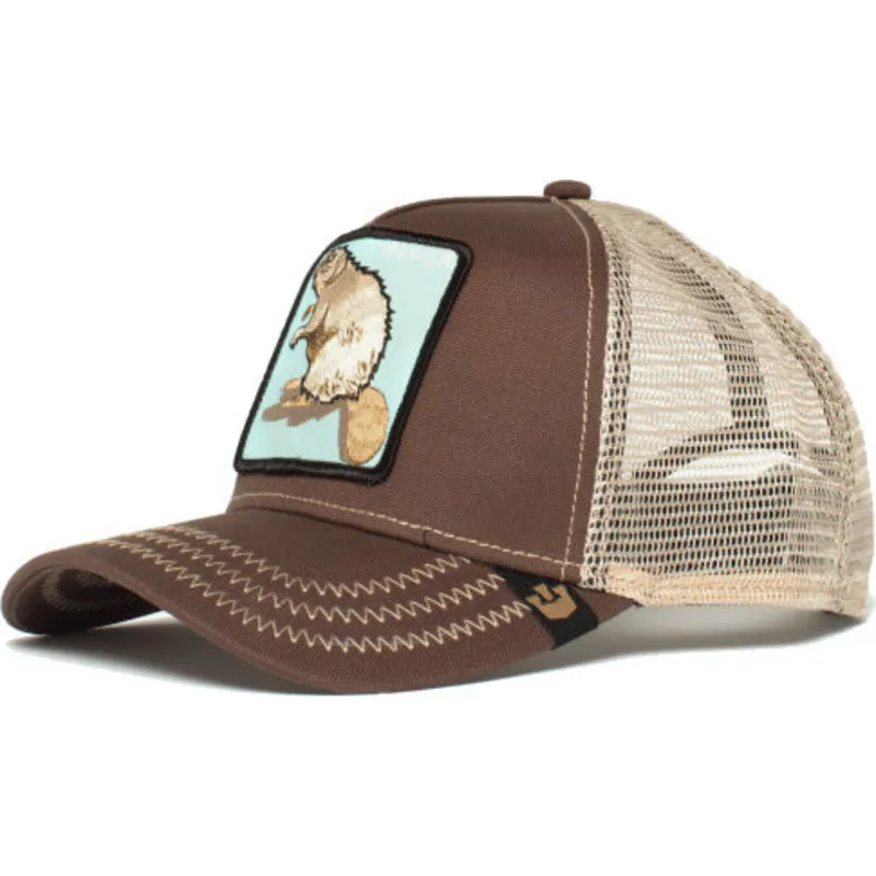 siltovka-zaoblena-hneda-snapback-beaver-the-farm-goorin-bros