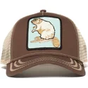 siltovka-zaoblena-hneda-snapback-beaver-the-farm-goorin-bros
