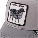 siltovka-zaoblena-siva-snapback-shades-of-black-the-farm-goorin-bros