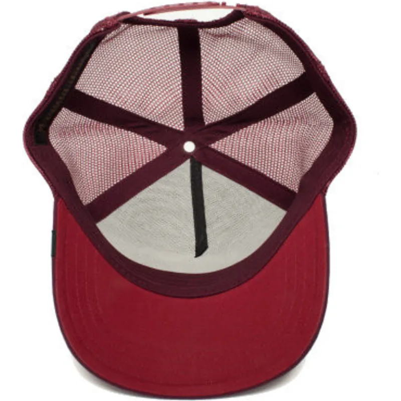 siltovka-zaoblena-cervena-snapback-foxy-mama-the-farm-goorin-bros