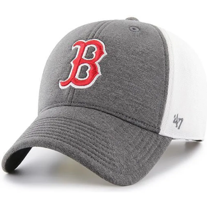 siltovka-zaoblena-siva-nastavitelny-boston-red-sox-mlb-47-brand