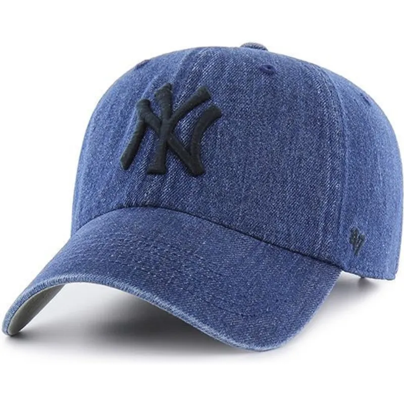 cap-zaoblena-navy-blue-adjustable-strap-vaquero-new-york-yankees-mlb-47-brand cap-zaoblena-navy-blue-adjustable-strap-vaquero-new-york-yankees-mlb-47-brand