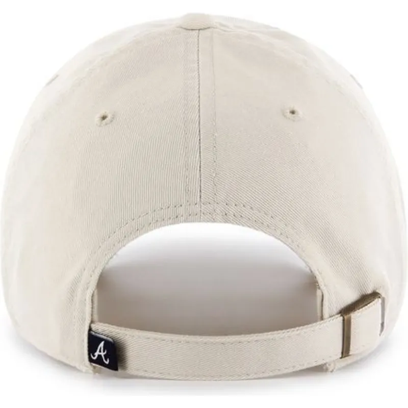 siltovka-zaoblena-krem-nastavitelny-atlanta-braves-mlb-clean-up-atlanta-braves-mlb-47-brand