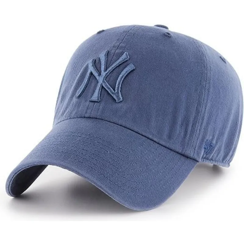 cap-zaoblena-blue-adjustable-strap-new-york-yankees-mlb-47-brand cap-zaoblena-blue-adjustable-strap-new-york-yankees-mlb-47-brand