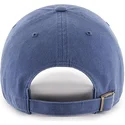 47-brand-mlb-clean-up-new-york-yankees-blaue-kappe-mit-gebogenem-schirm-und-blauem-logo