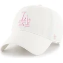 cap-zaoblena-white-adjustable-strap-rosa-los-angeles-dodgers-mlb-47-brand