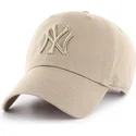 siltovka-zaoblena-bezova-nastavitelny-new-york-yankees-mlb-47-brand