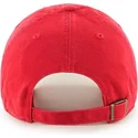rote-gebogene-kappe-mit-rotem-new-york-yankees-logo-mlb-clean-up-von-47-brand
