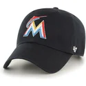 siltovka-zaoblena-cierna-nastavitelny-miami-marlins-mlb-47-brand