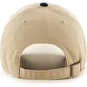 47-brand-curved-brim-new-york-yankees-mlb-clean-up-cap-beige-mit-schwarzem-schirm