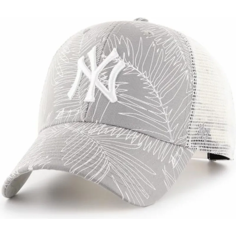 siltovka-zaoblena-siva-snapback-new-york-yankees-mlb-47-brand