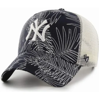 siltovka-zaoblena-tmavomodra-snapback-new-york-yankees-mlb-47-brand