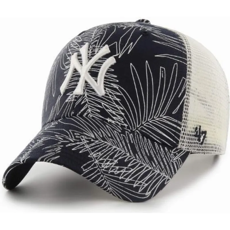 siltovka-zaoblena-tmavomodra-snapback-new-york-yankees-mlb-47-brand