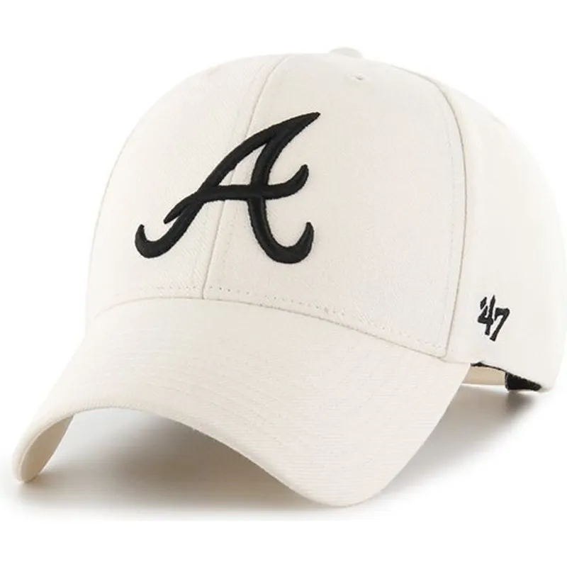 cap-zaoblena-cream-snapback-atlanta-braves-mlb-47-brand