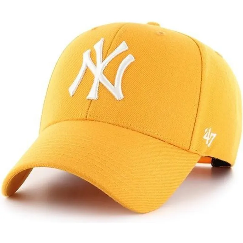 siltovka-zaoblena-zlta-snapback-oro-new-york-yankees-mlb-47-brand