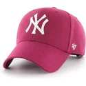 siltovka-zaoblena-ruzova-snapback-galaxy-new-york-yankees-mlb-47-brand