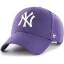 cap-zaoblena-violet-snapback-new-york-yankees-mlb-47-brand