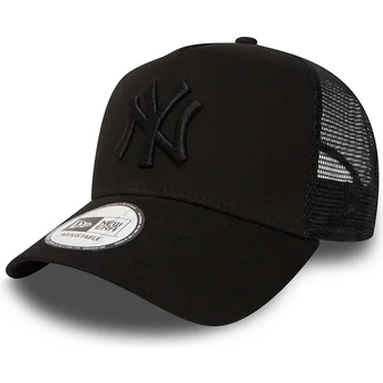 Šiltovka zaoblená čierna snapback Clean A Frame New York Yankees MLB New Era