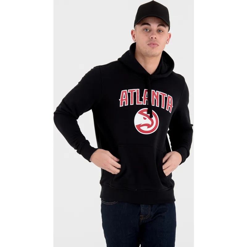 mikiny-s-kapucnou-cierna-pullover-hoody-atlanta-hawks-nba-new-era