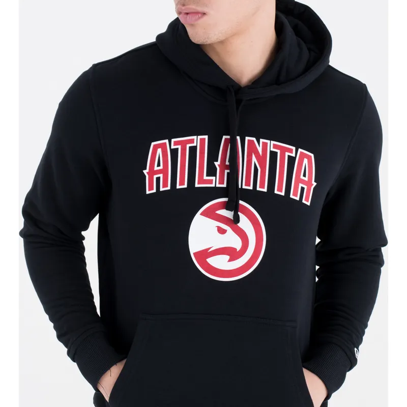 mikiny-s-kapucnou-cierna-pullover-hoody-atlanta-hawks-nba-new-era