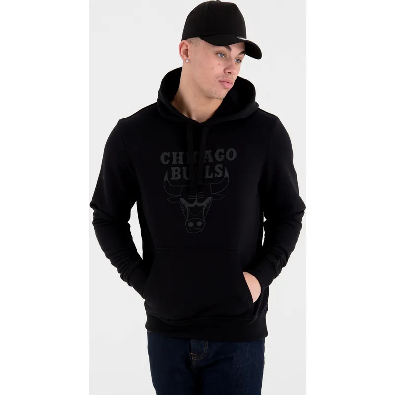 mikiny-s-kapucnou-cierna-pullover-hoody-chicago-bulls-nba-new-era