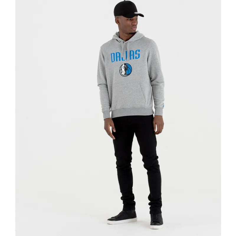 mikiny-s-kapucnou-siva-pullover-hoody-dallas-mavericks-nba-new-era
