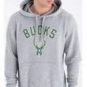 mikiny-s-kapucnou-siva-pullover-hoody-milwaukee-bucks-nba-new-era