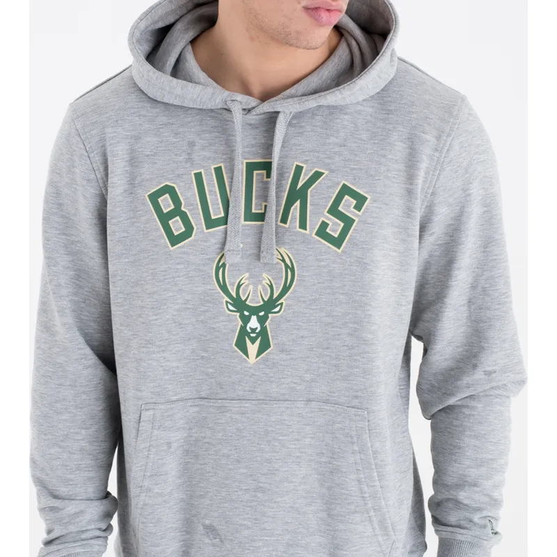 mikiny-s-kapucnou-siva-pullover-hoody-milwaukee-bucks-nba-new-era