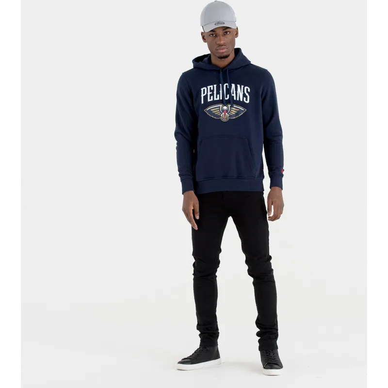 sweatshirt-with-hood-navy-blue-pullover-hoody-new-orleans-pelicans-nba-new-era sweatshirt-with-hood-navy-blue-pullover-hoody-new-orleans-pelicans-nba-new-era