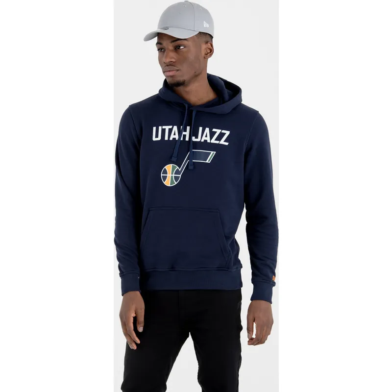 mikiny-s-kapucnou-tmavomodra-pullover-hoody-utah-jazz-nba-new-era