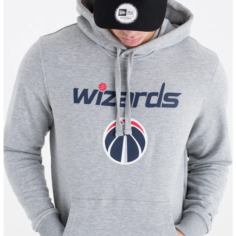 mikiny-s-kapucnou-siva-pullover-hoody-washington-wizards-nba-new-era