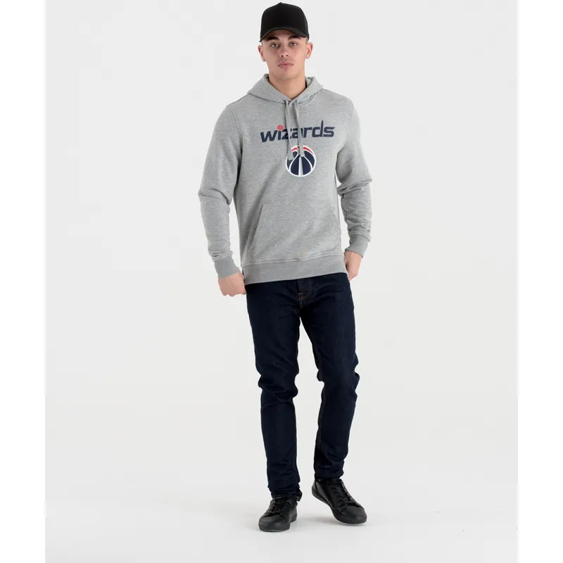 mikiny-s-kapucnou-siva-pullover-hoody-washington-wizards-nba-new-era