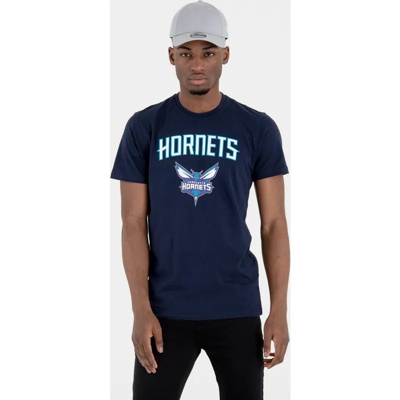 tricka-kratky-rukav-tmavomodra-charlotte-hornets-nba-new-era