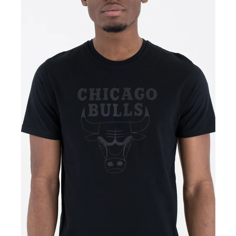 tricka-kratky-rukav-cierna-chicago-bulls-nba-new-era