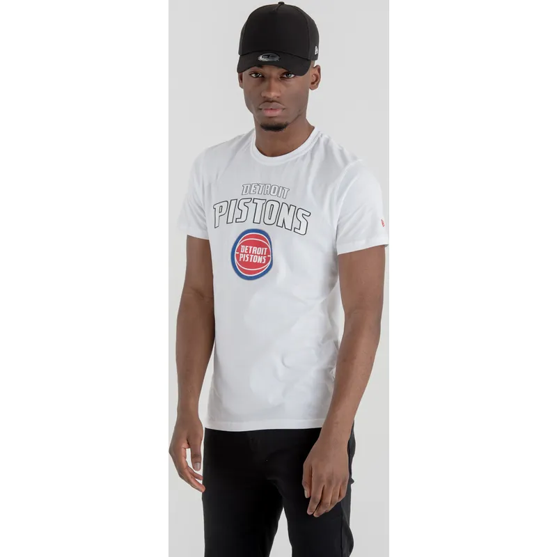 tricka-kratky-rukav-biely-detroit-pistons-nba-new-era