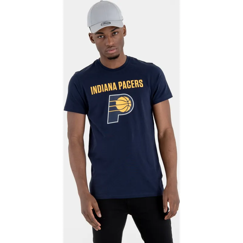 tricka-kratky-rukav-tmavomodra-indiana-pacers-nba-new-era