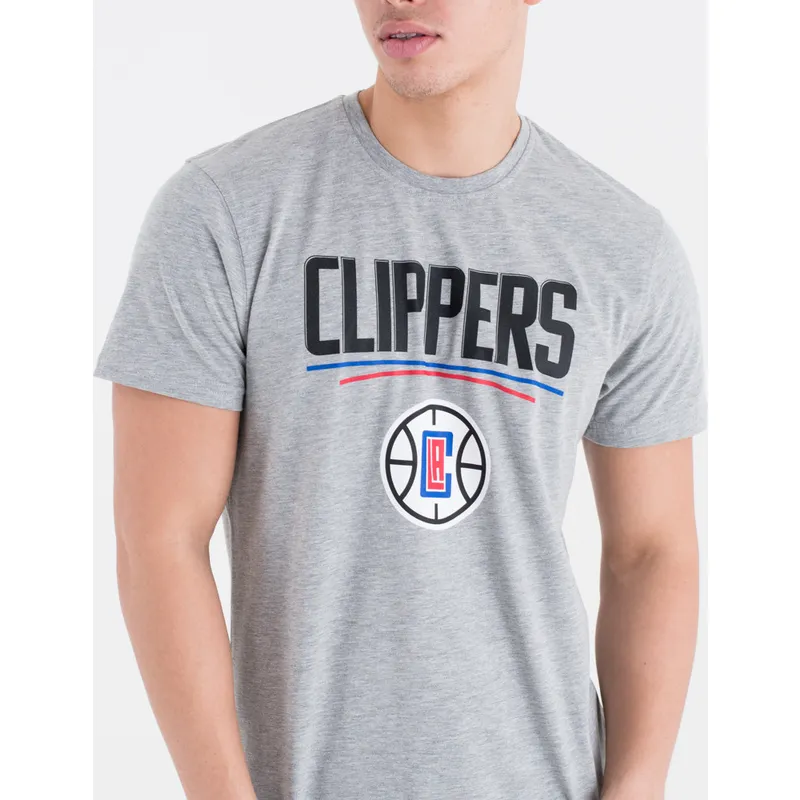 tricka-kratky-rukav-siva-los-angeles-clippers-nba-new-era
