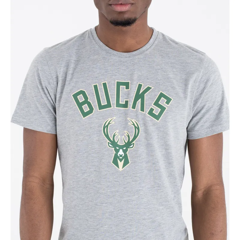 tricka-kratky-rukav-siva-milwaukee-bucks-nba-new-era