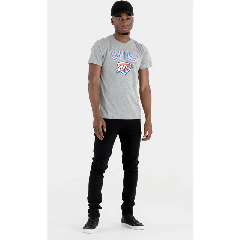 tricka-kratky-rukav-siva-oklahoma-city-thunder-nba-new-era