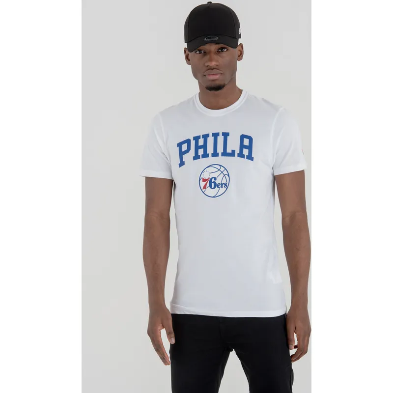 tricka-kratky-rukav-biely-philadelphia-76ers-nba-new-era