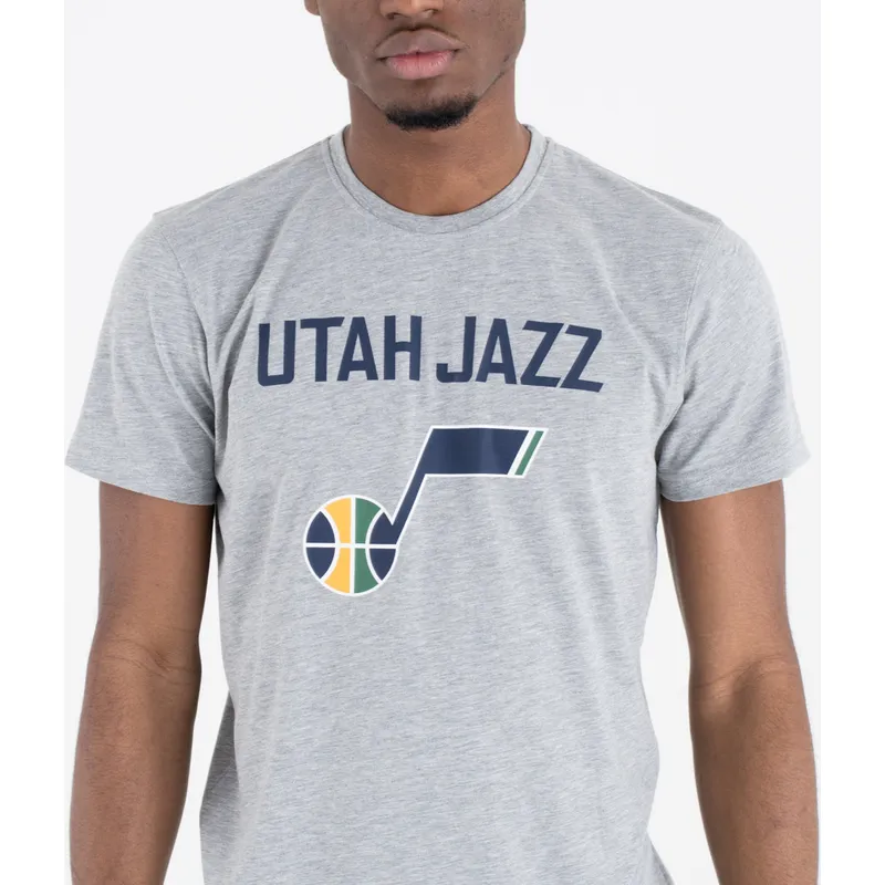 tricka-kratky-rukav-siva-utah-jazz-nba-new-era