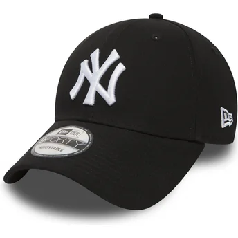 Cap zaoblená black adjustable strap 9FORTY Essential New York Yankees MLB New Era