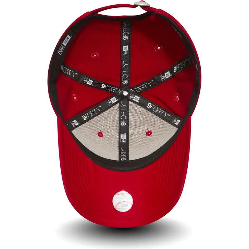 cap-zaoblena-red-adjustable-strap-9forty-essential-new-york-yankees-mlb-new-era cap-zaoblena-red-adjustable-strap-9forty-essential-new-york-yankees-mlb-new-era